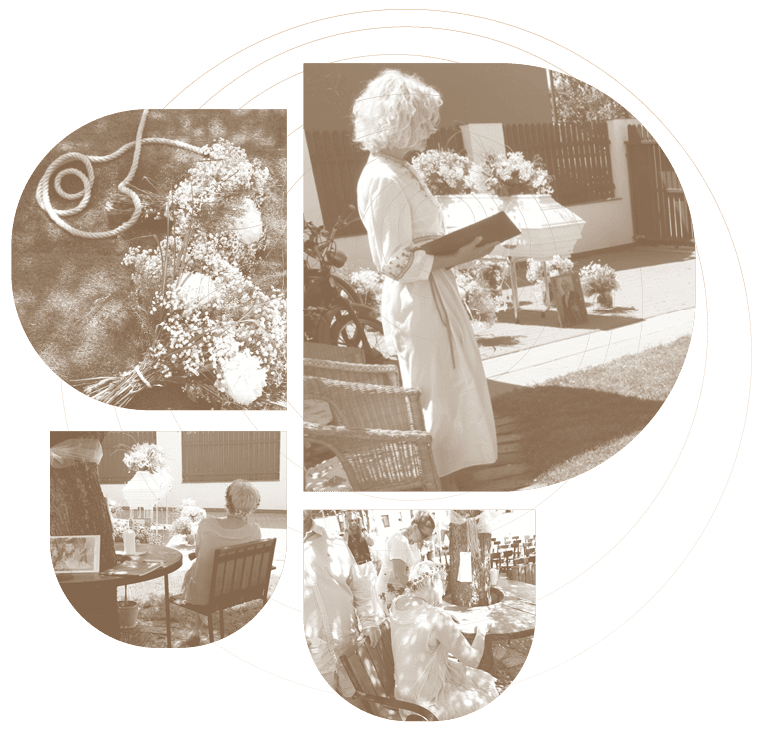 Koláž fotografií ceremoniálu